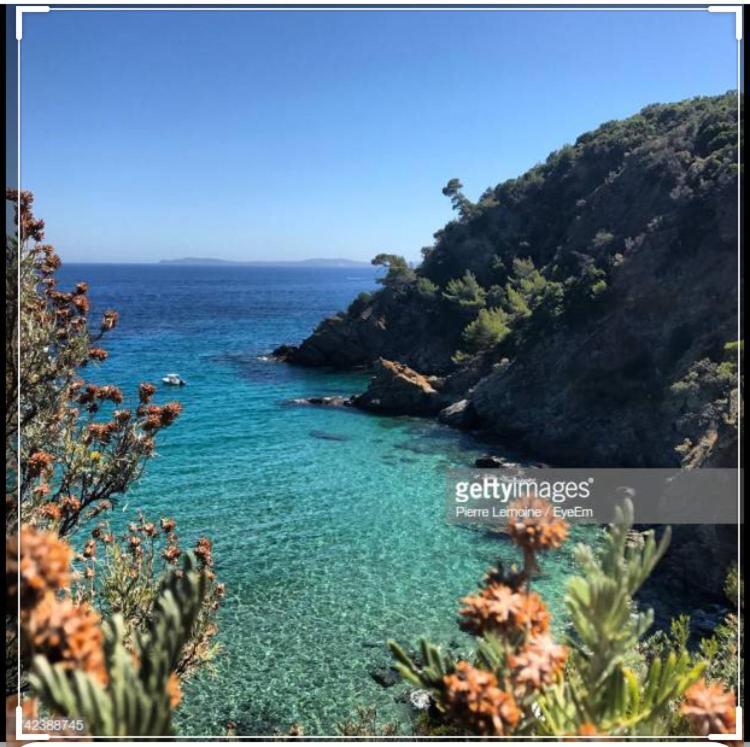 Cavalaire Vue Mer Au Loin Maisonnette Tout Equipee Pour 4 Personnes Avec Piscine Clim Wifi Velos Tv Barbecues エクステリア 写真
